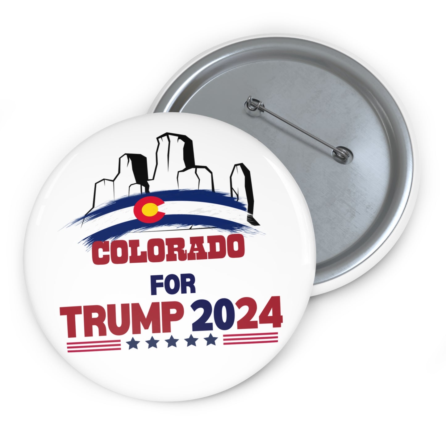 Colorado for Trump Pin Buttons