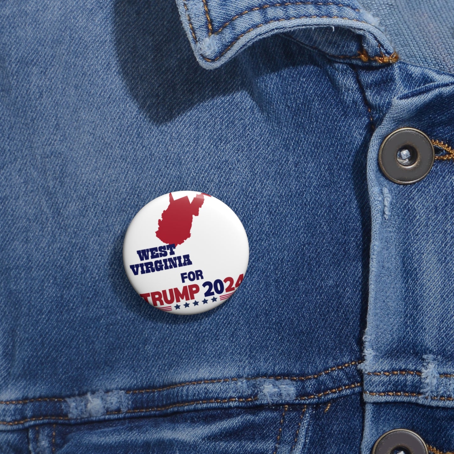 West Virginia for Trump Pin Buttons