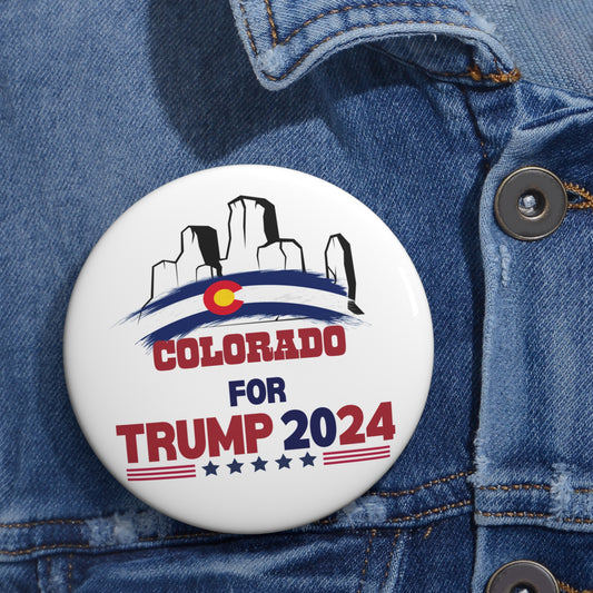 Colorado for Trump Pin Buttons