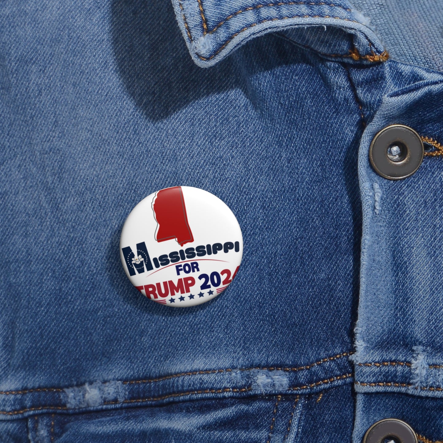 Mississippi for Trump Pin Buttons