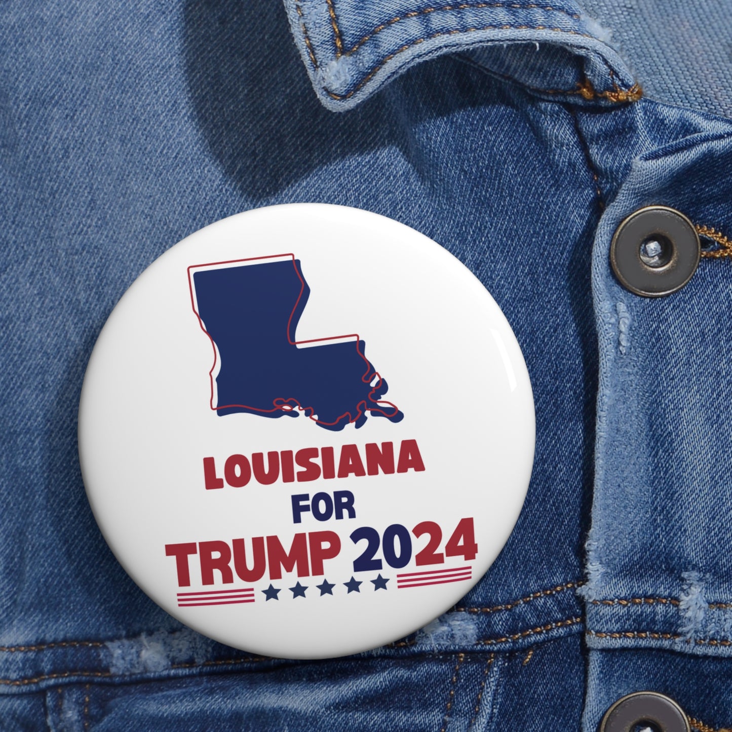 Louisiana for Trump Pin Buttons