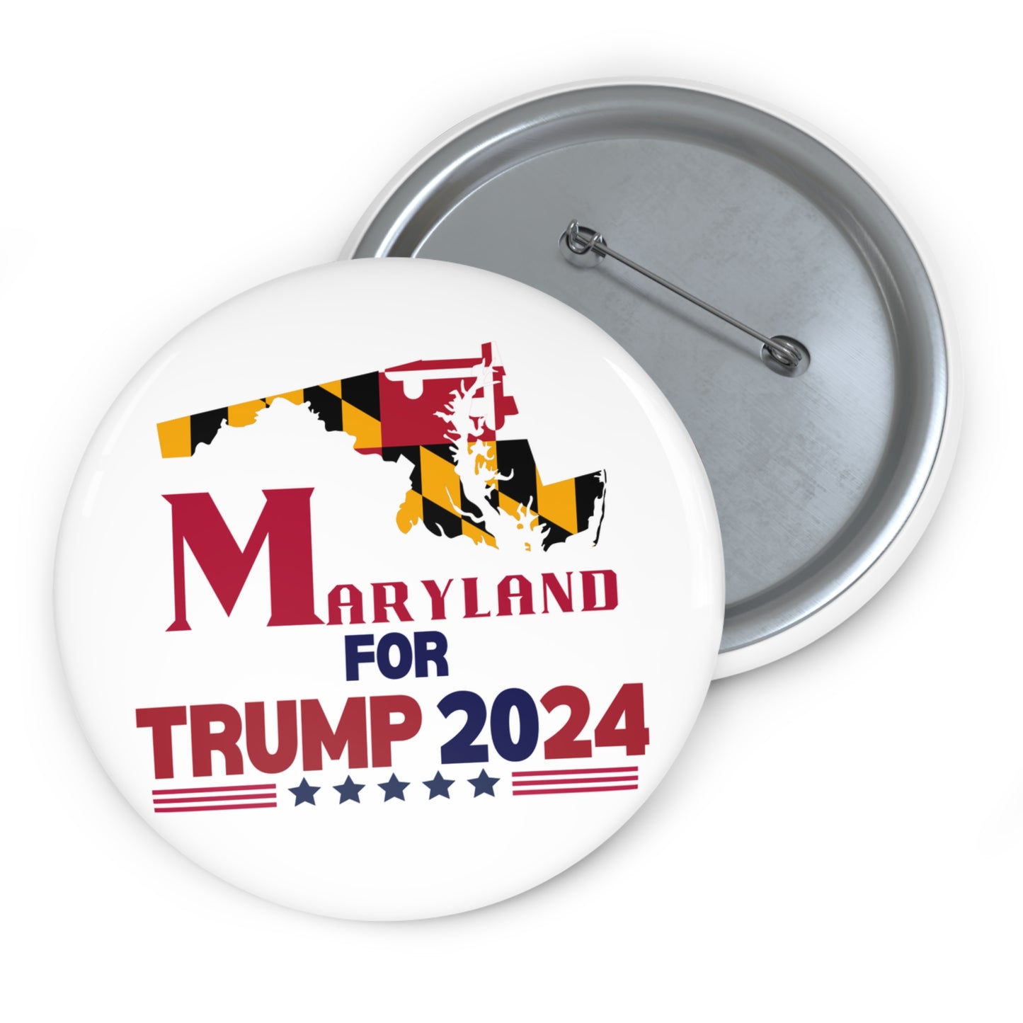 Maryland for Trump Pin Buttons