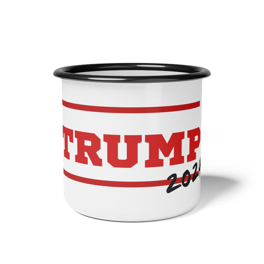 Trump 2024 Enamel Camp Cup