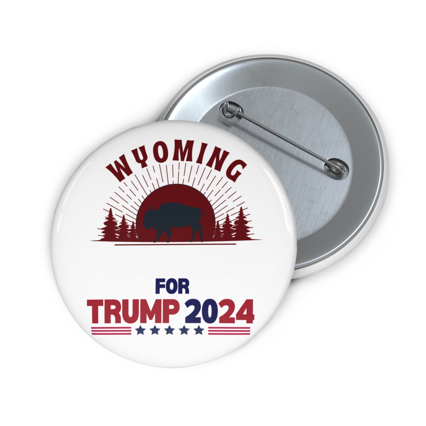 Wyoming for Trump Pin Buttons