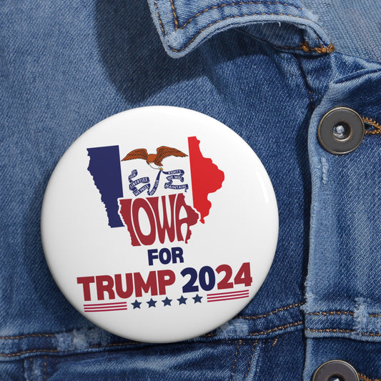 Iowa for Trump Pin Buttons