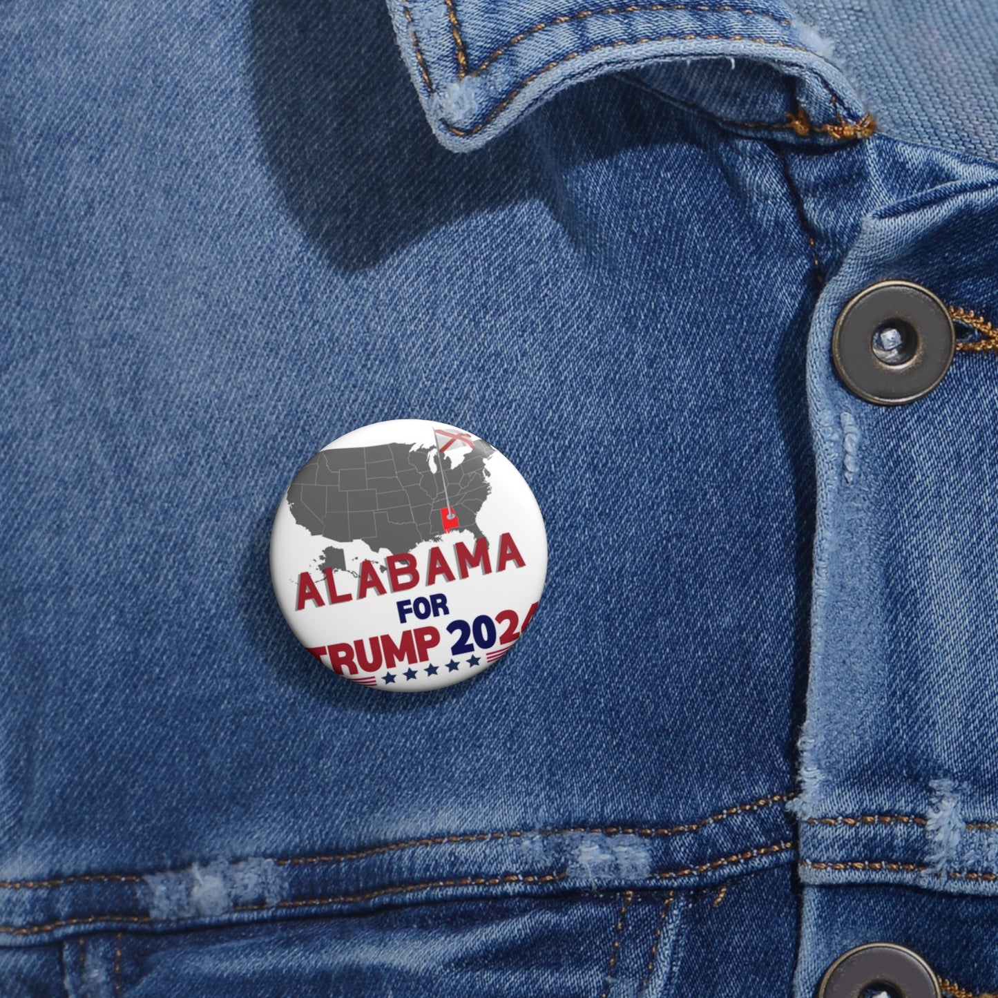 Alabama for Trump Pin Buttons