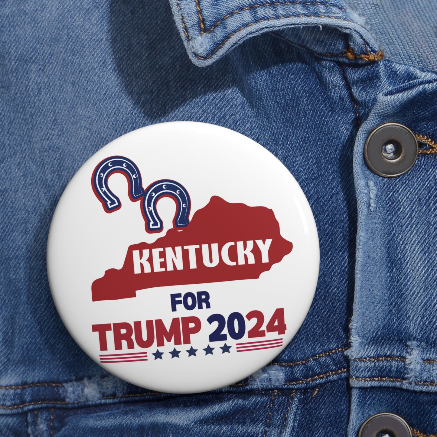 Kentucky for Trump Pin Buttons