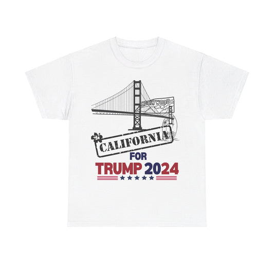 California for Trump Cotton Tee