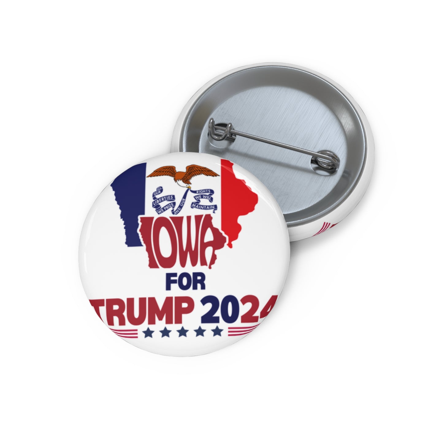 Iowa for Trump Pin Buttons