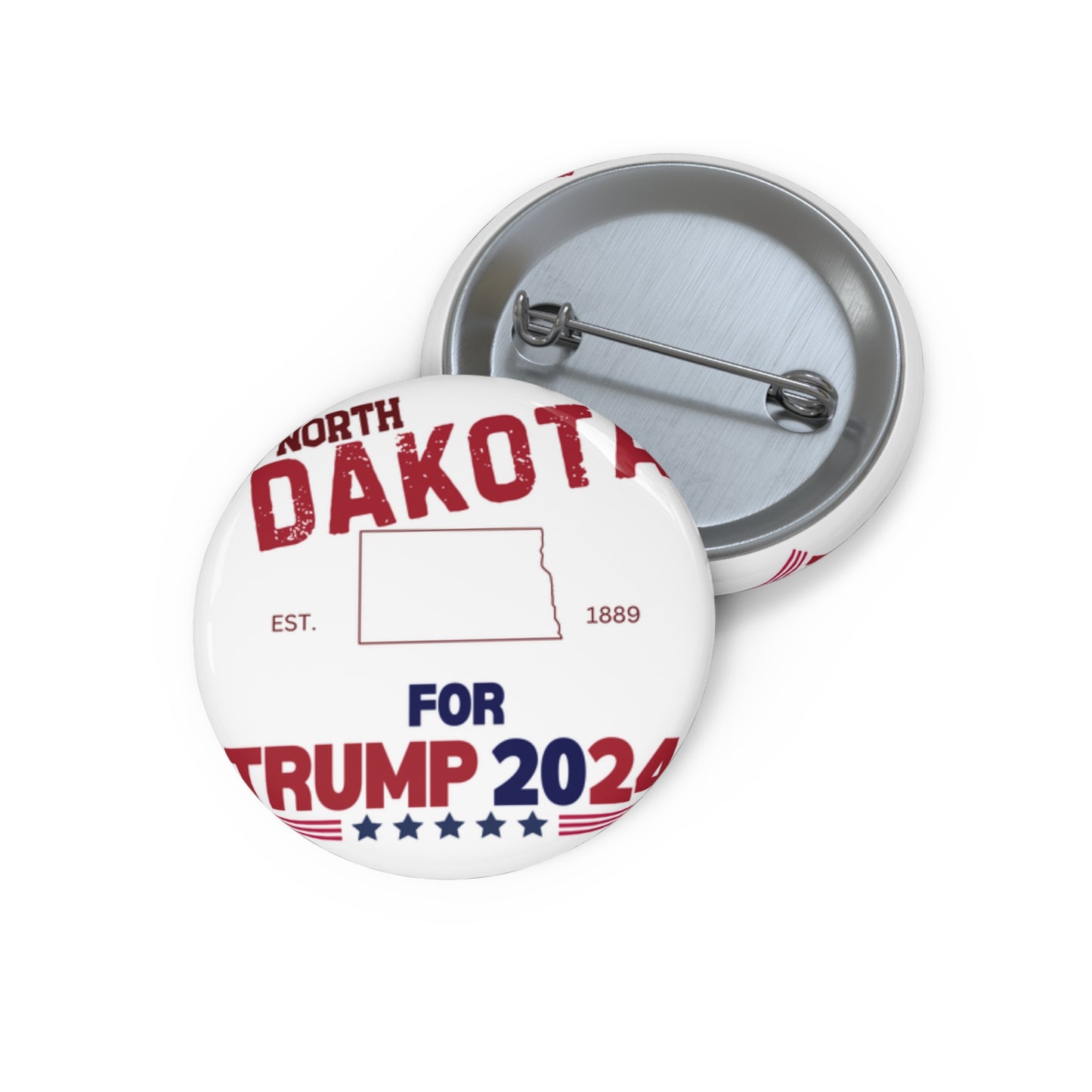 North Dakota for Trump Pin Buttons