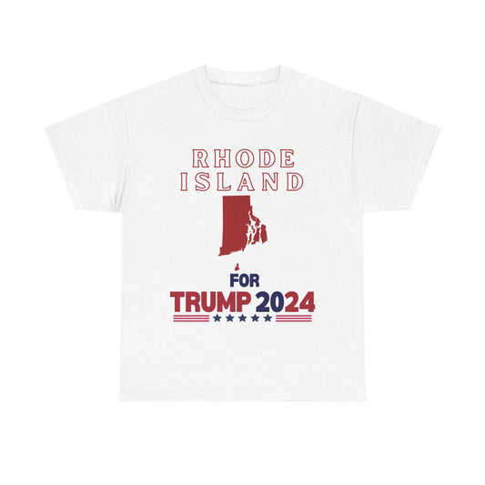 Rhode Island for Trump Cotton Tee