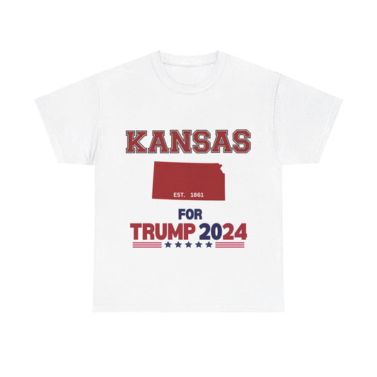 Kansas for Trump Cotton Tee