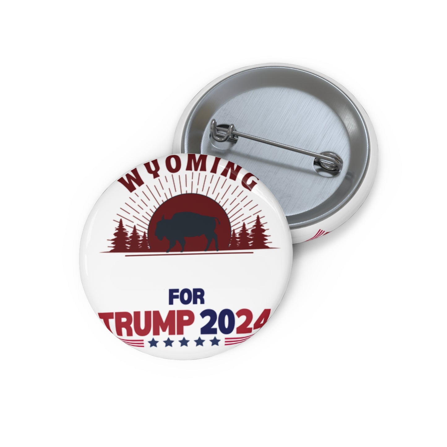 Wyoming for Trump Pin Buttons