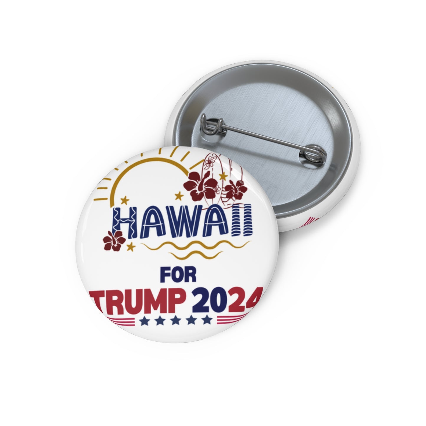 Hawaii for Trump Pin Buttons