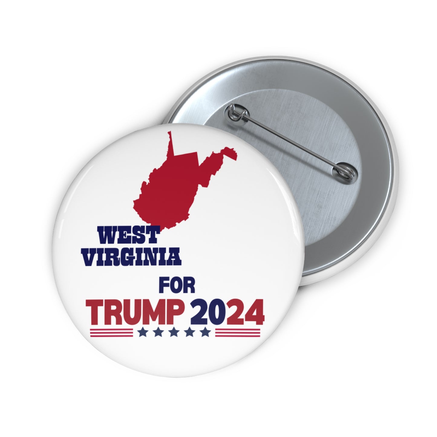 West Virginia for Trump Pin Buttons