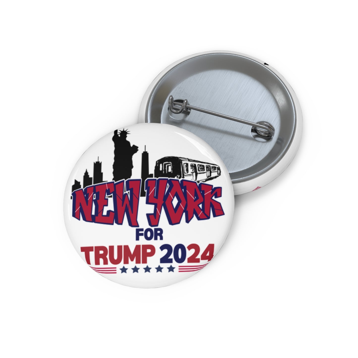 New York for Trump Pin Buttons