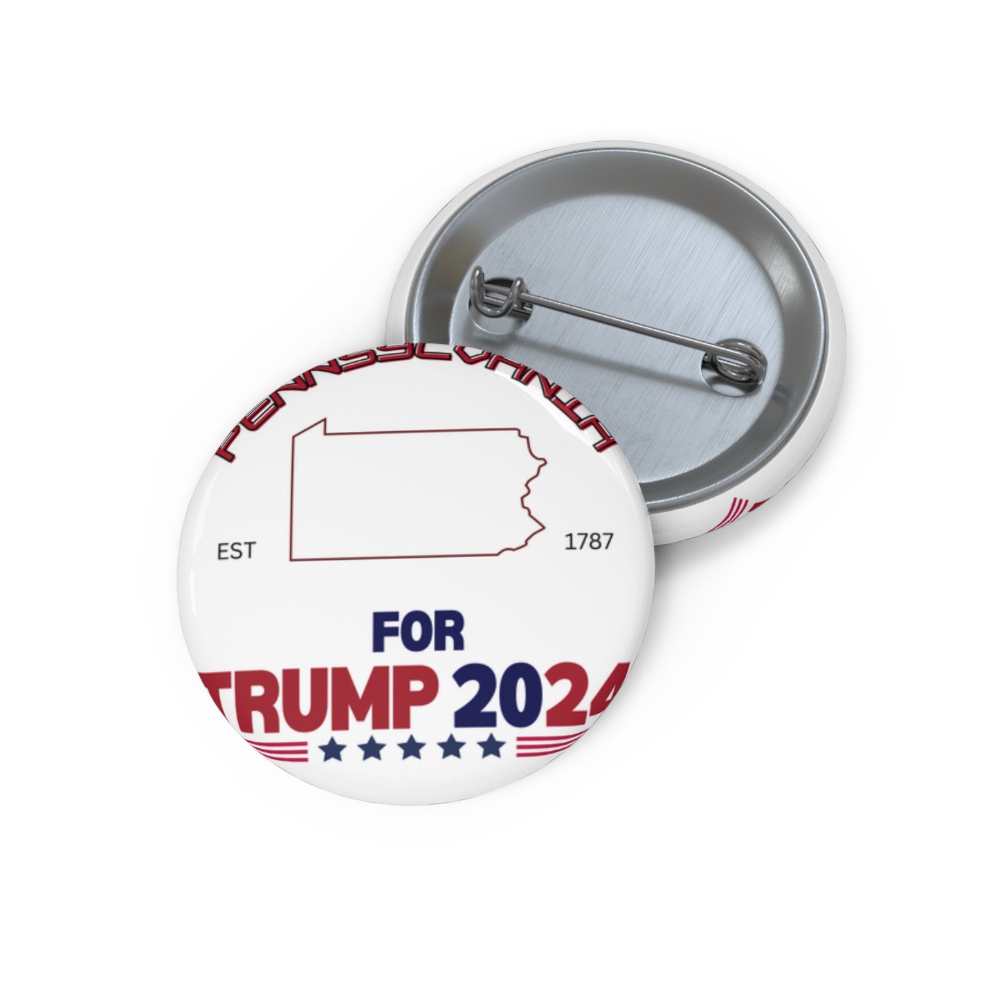 Pennsylvania for Trump Pin Buttons