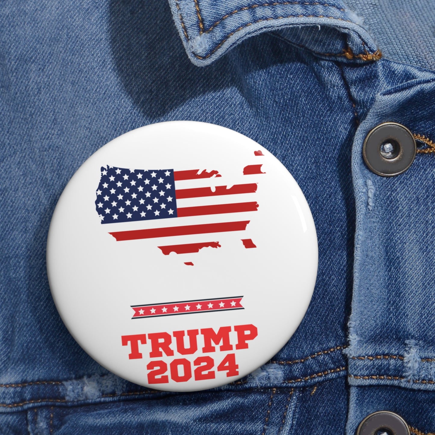 Trump 2024 Pin Button