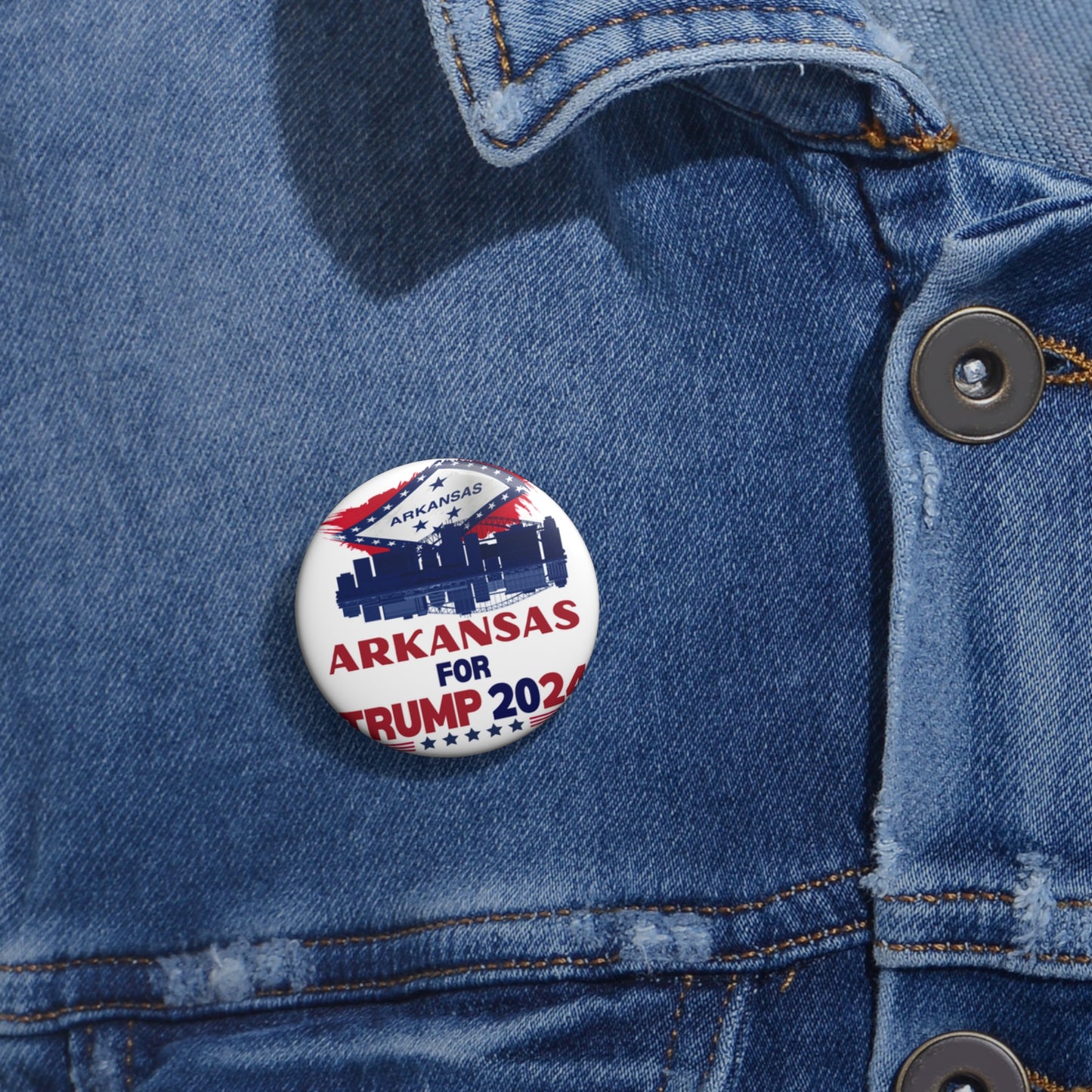 Arkansas for Trump Pin Buttons