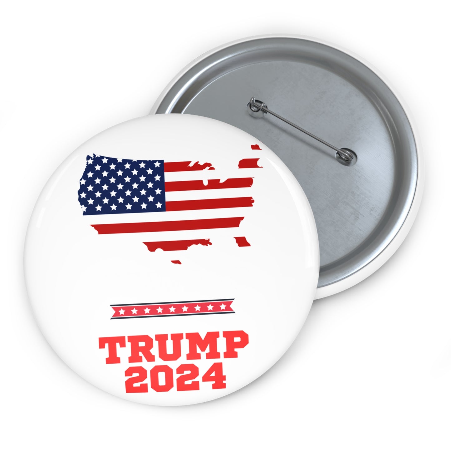 Trump 2024 Pin Button