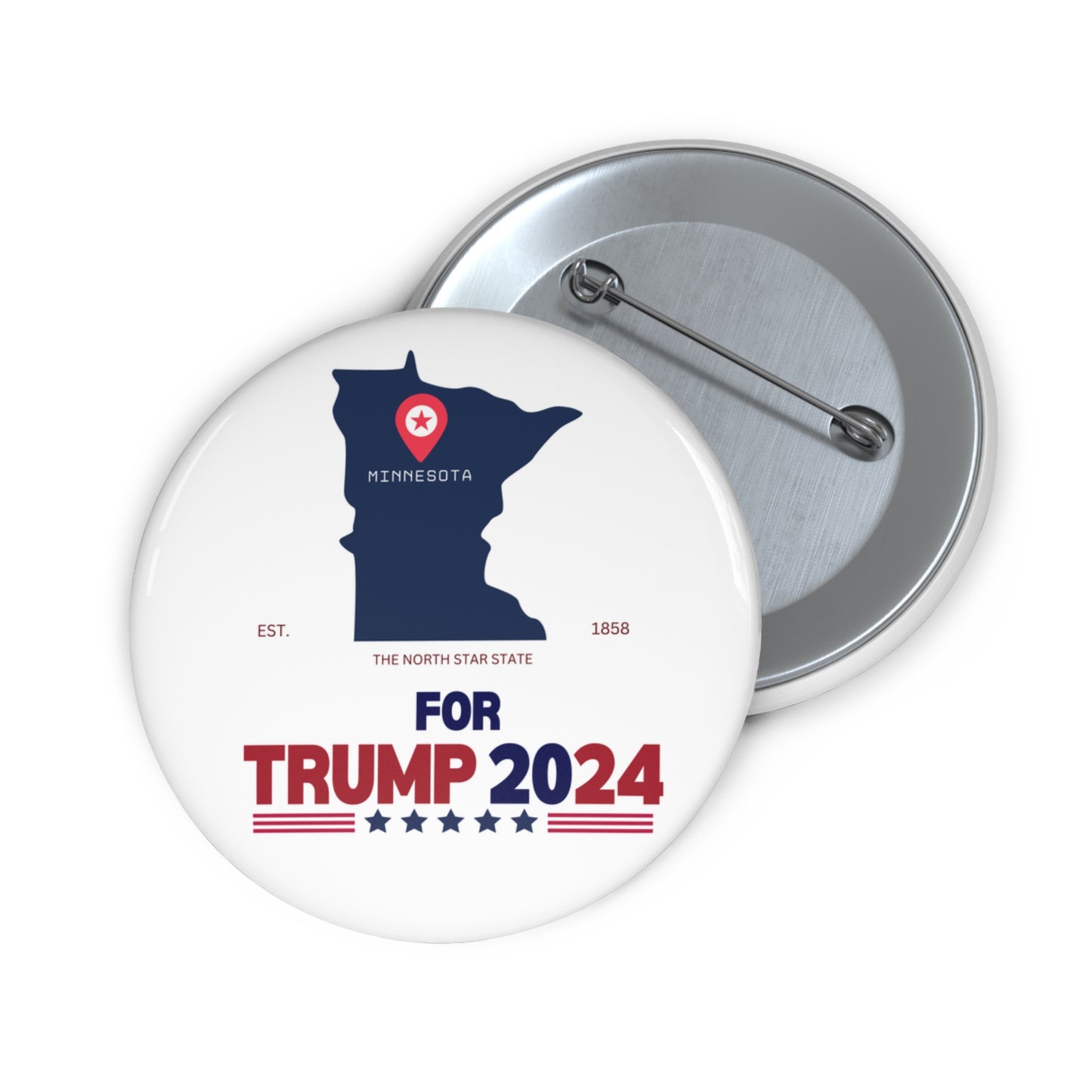 Minnesota for Trump Pin Buttons