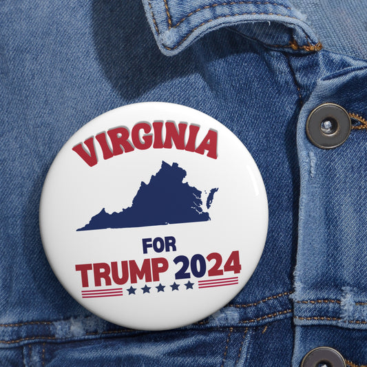 Virginia for Trump Pin Buttons