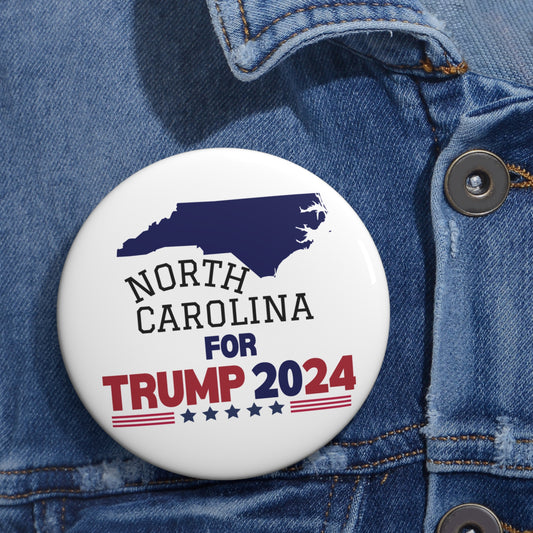 North Carolina for Trump Pin Buttons