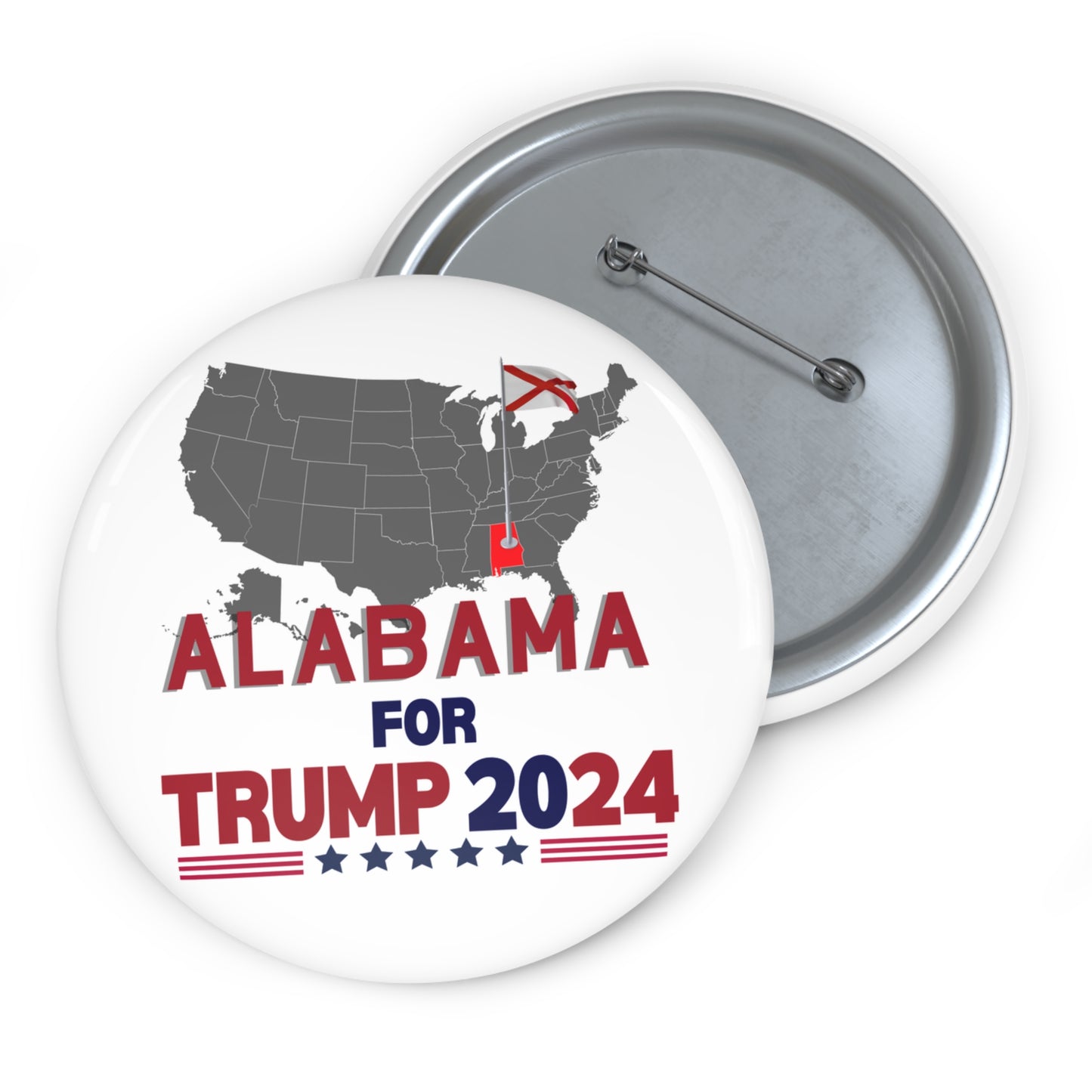 Alabama for Trump Pin Buttons