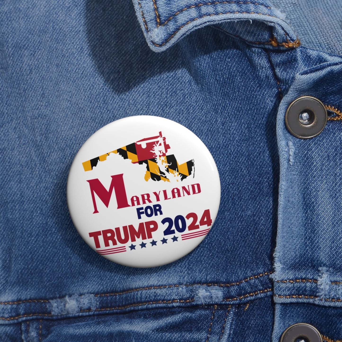 Maryland for Trump Pin Buttons