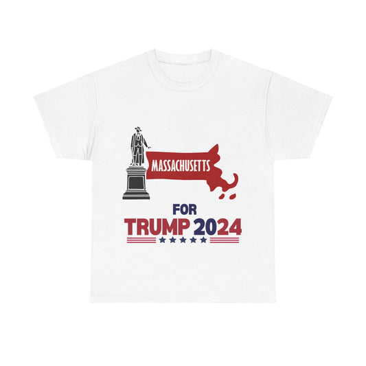 Massachusetts for Trump Cotton Tee