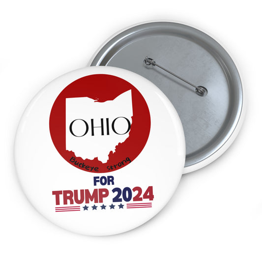 Ohio for Trump Pin Buttons