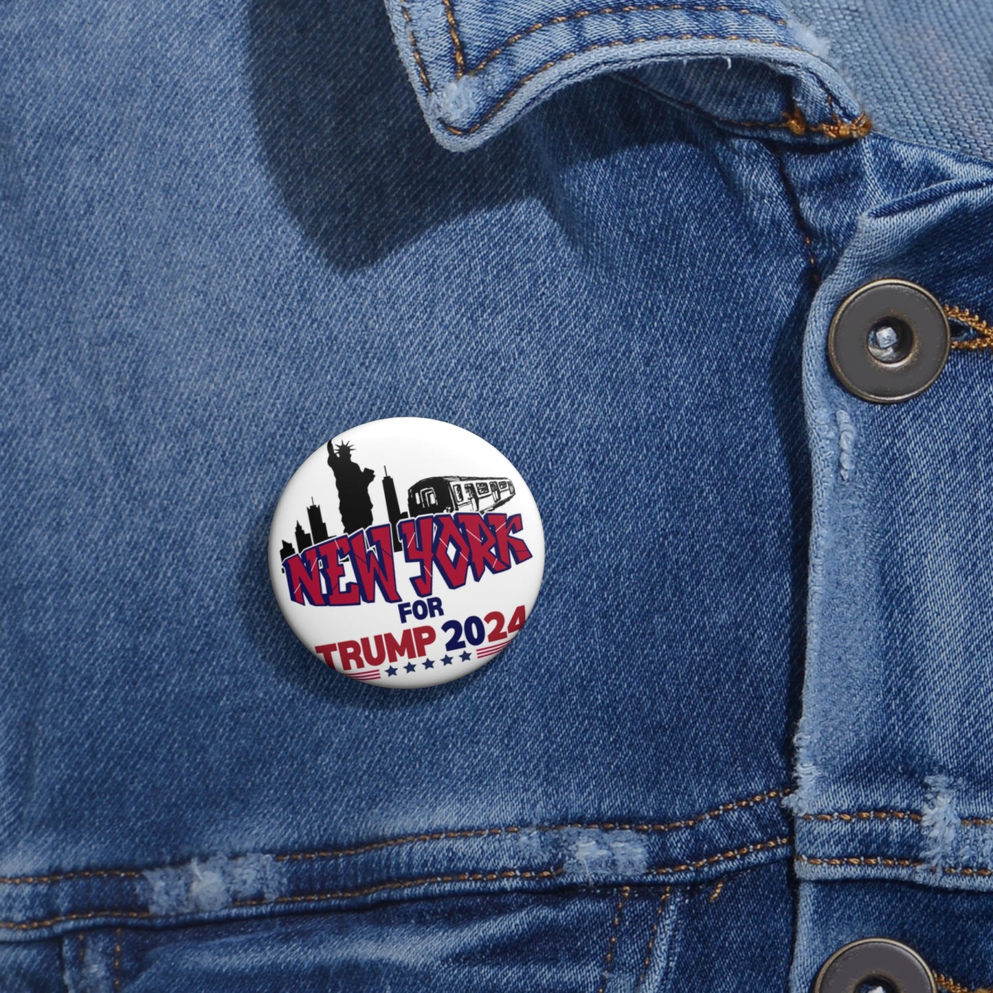 New York for Trump Pin Buttons