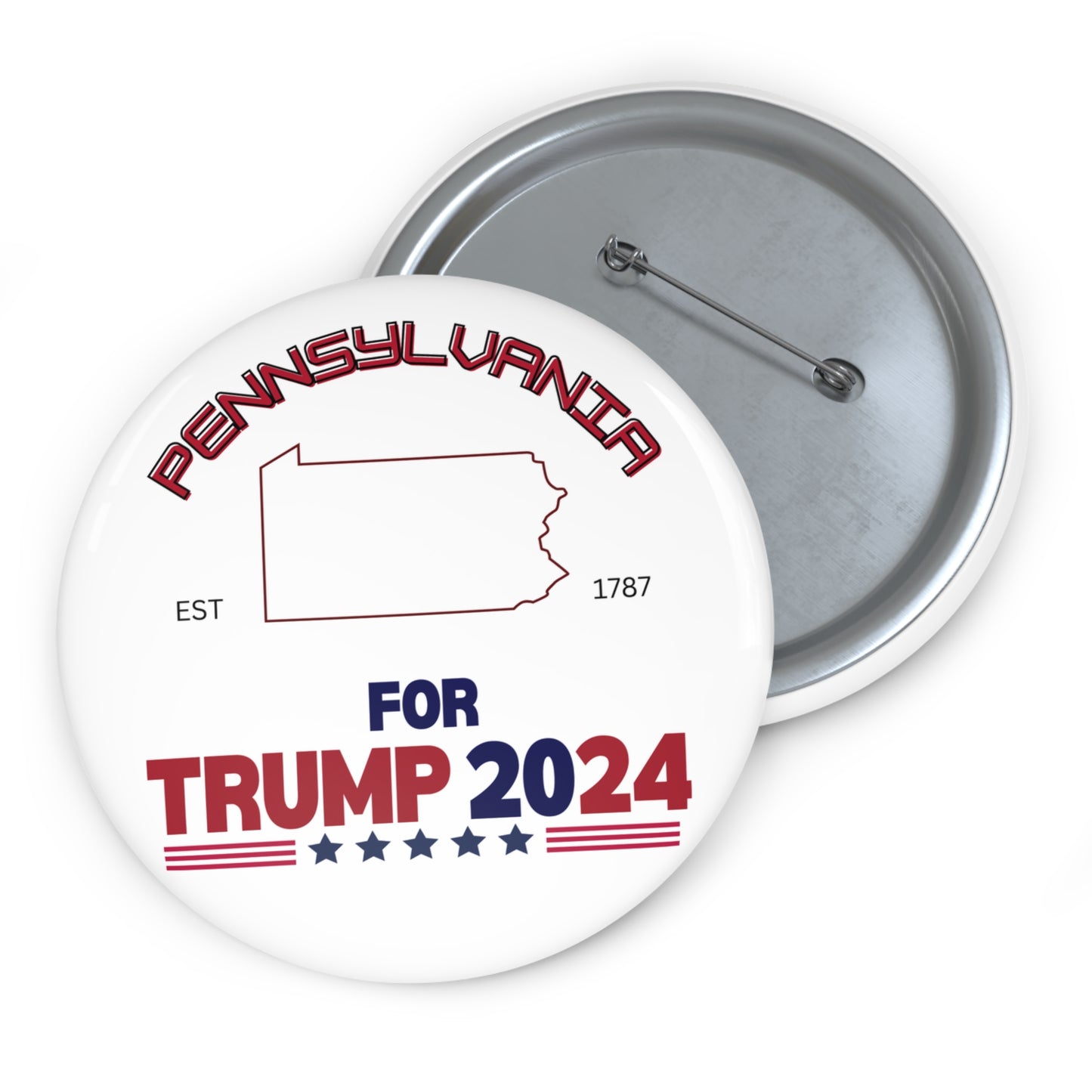 Pennsylvania for Trump Pin Buttons