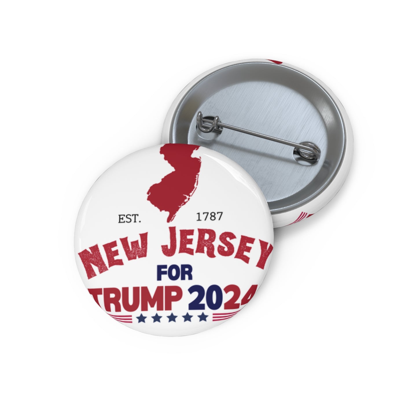 New Jersey for Trump Pin Buttons