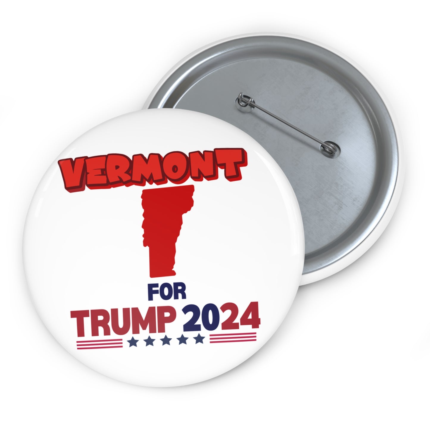 Vermont for Trump Pin Buttons