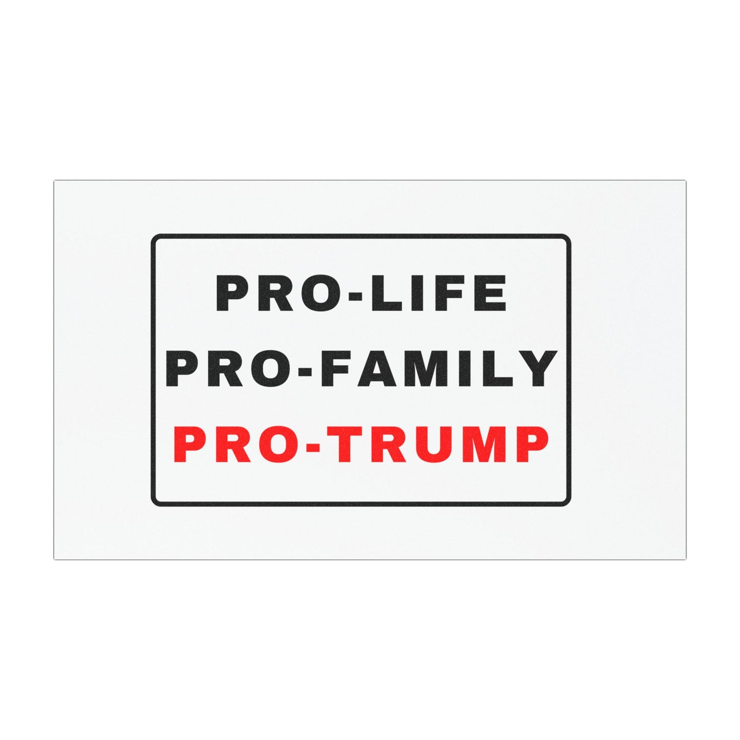 Pro-Life Pro-Trump Car Magnets