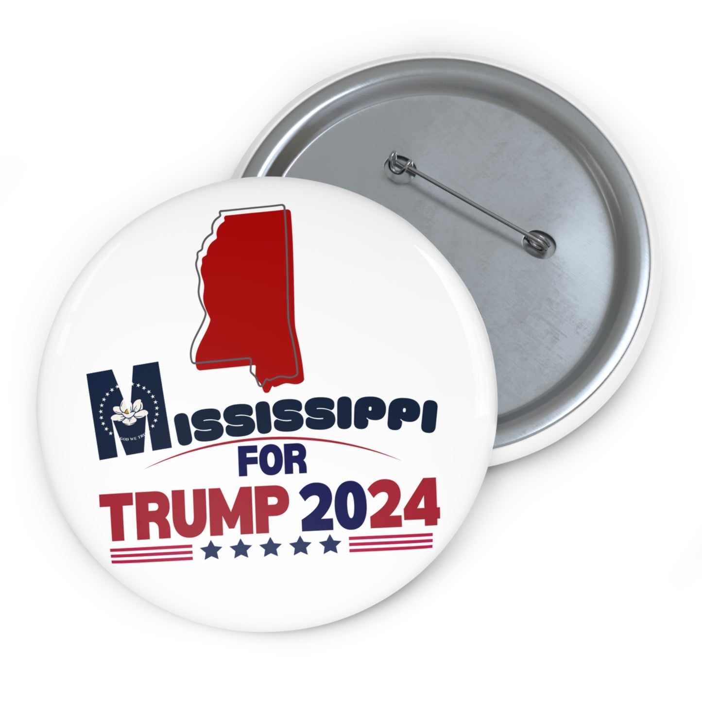 Mississippi for Trump Pin Buttons