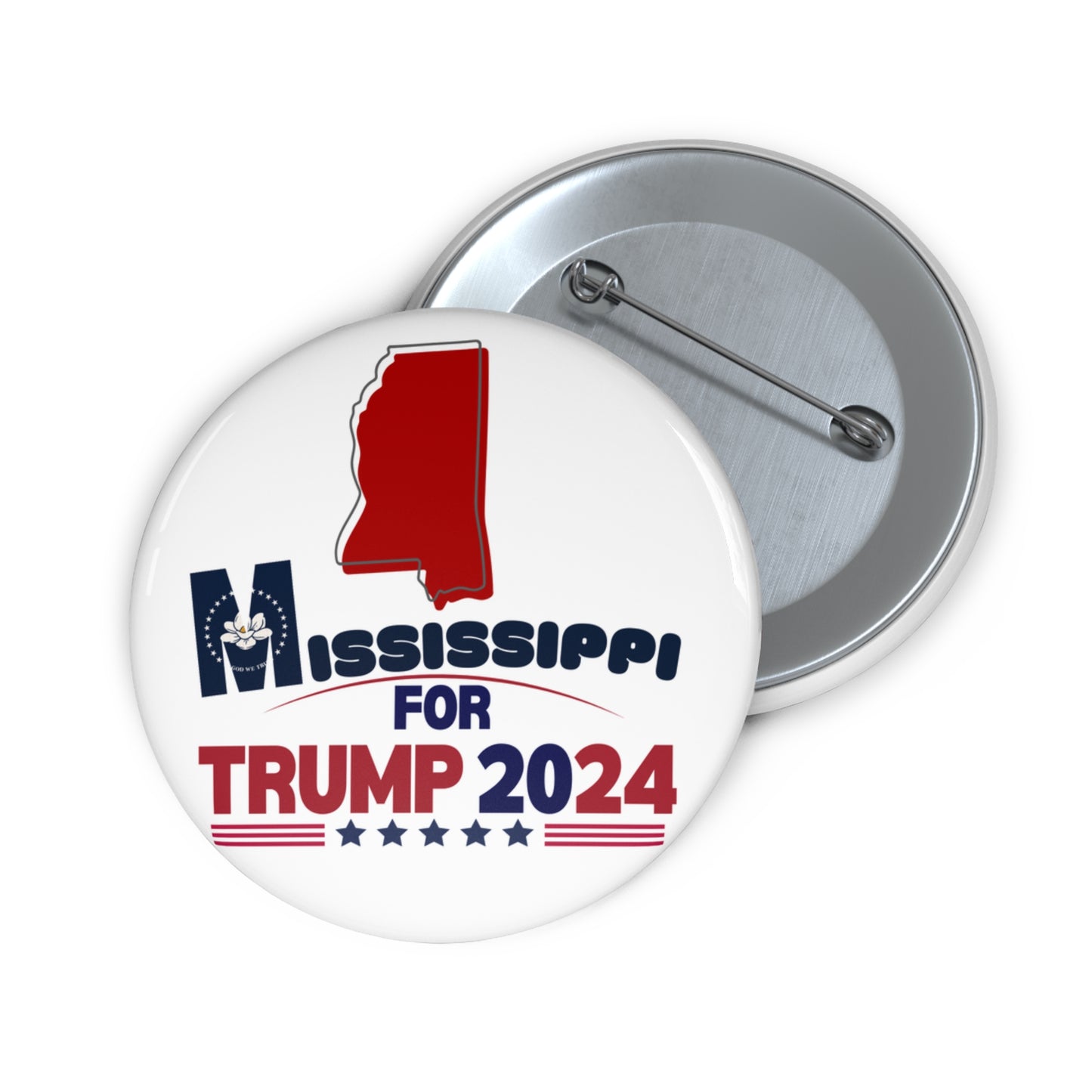 Mississippi for Trump Pin Buttons