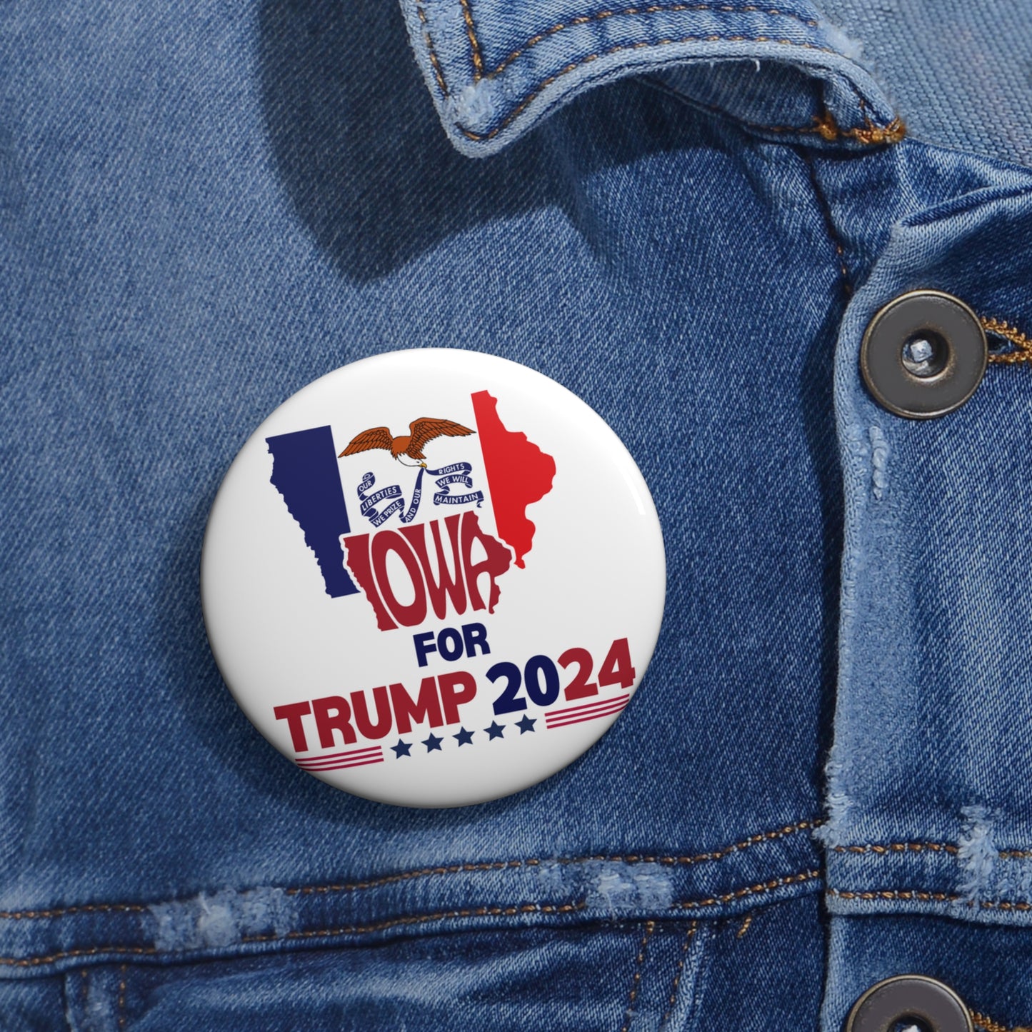 Iowa for Trump Pin Buttons