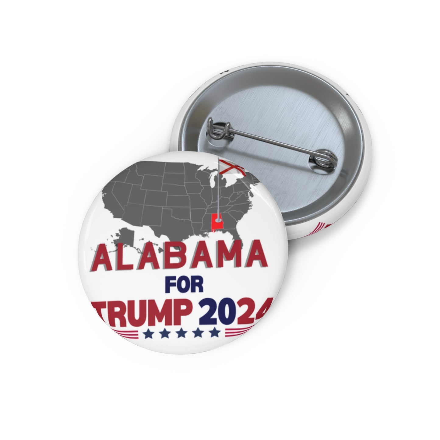 Alabama for Trump Pin Buttons