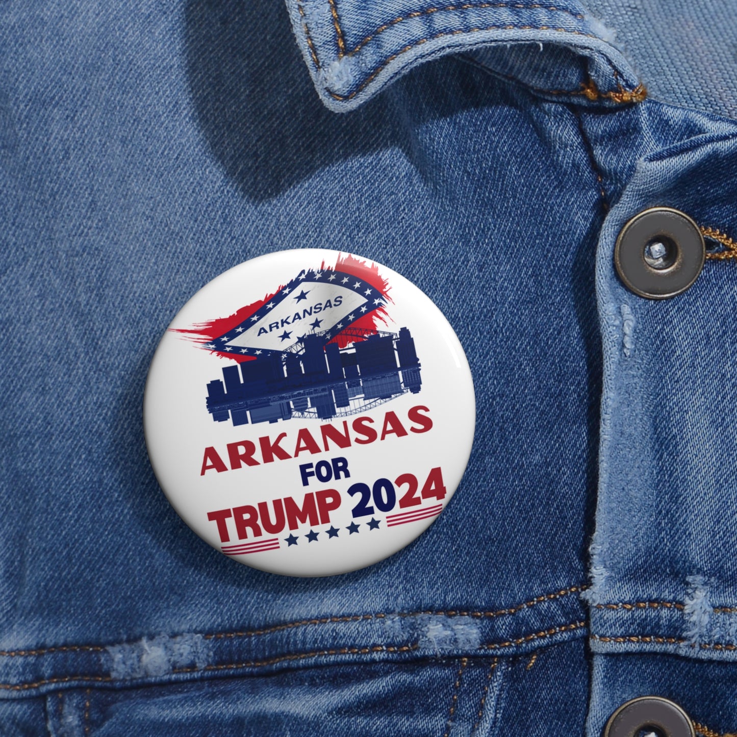 Arkansas for Trump Pin Buttons