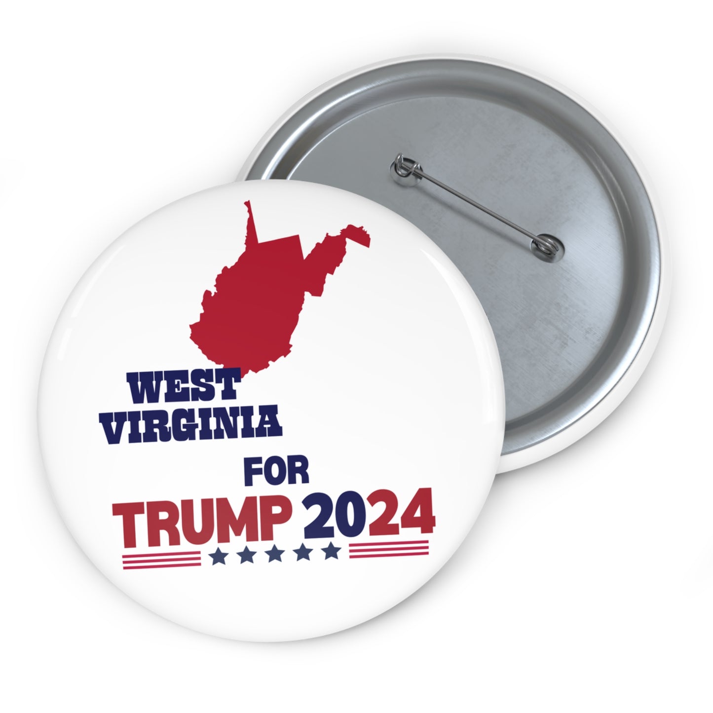 West Virginia for Trump Pin Buttons