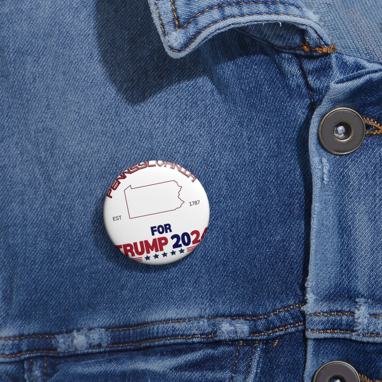 Pennsylvania for Trump Pin Buttons