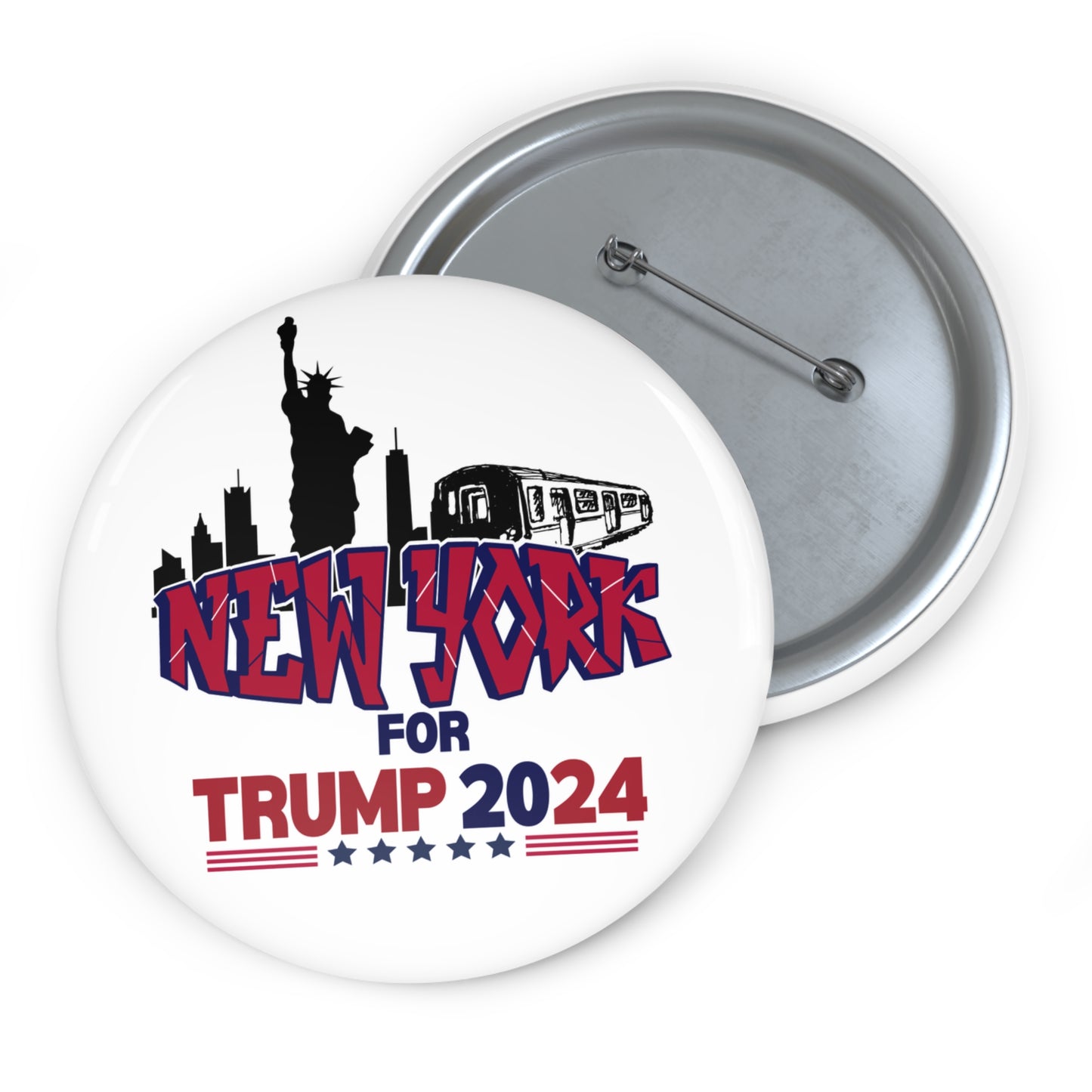 New York for Trump Pin Buttons