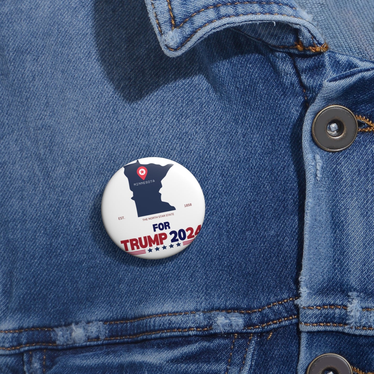 Minnesota for Trump Pin Buttons