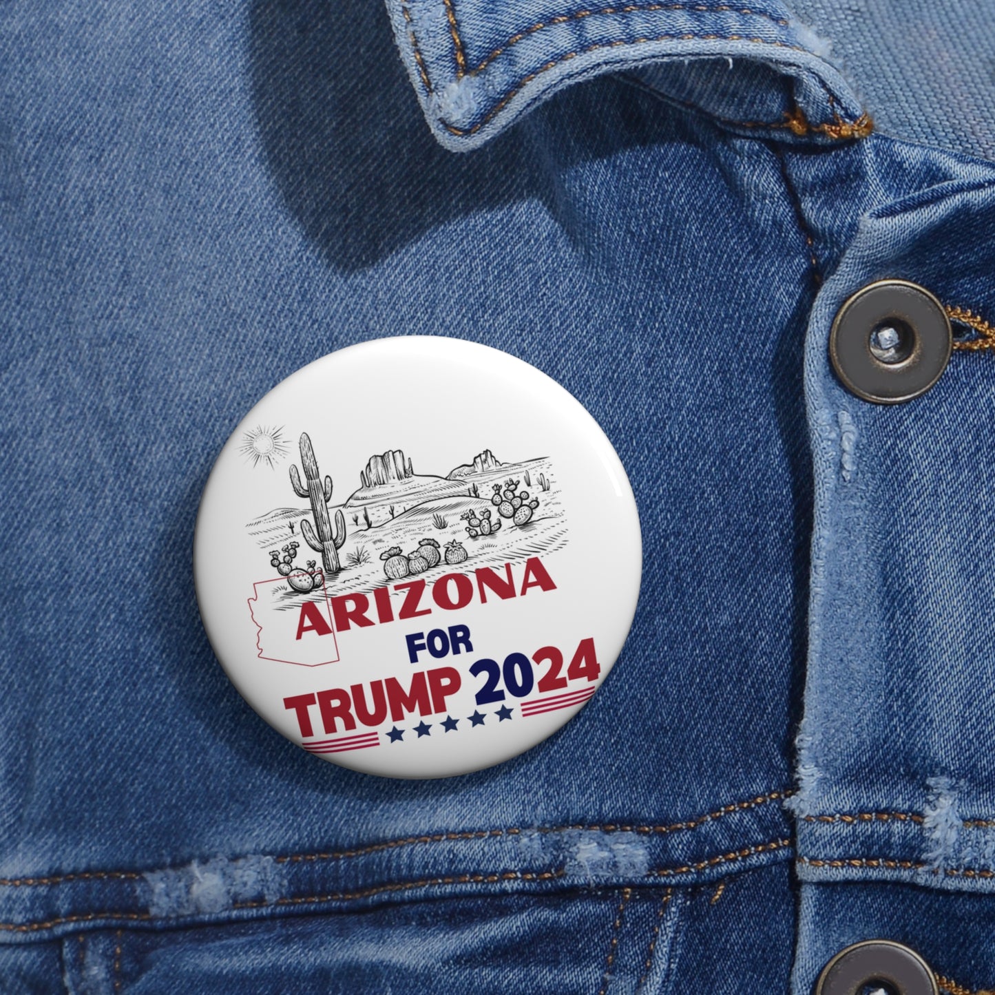 Arizona for Trump Pin Buttons