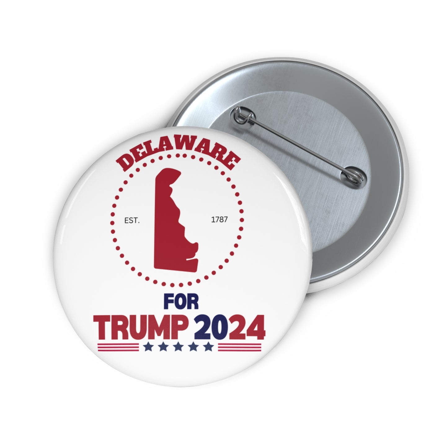 Delaware for Trump Pin Buttons