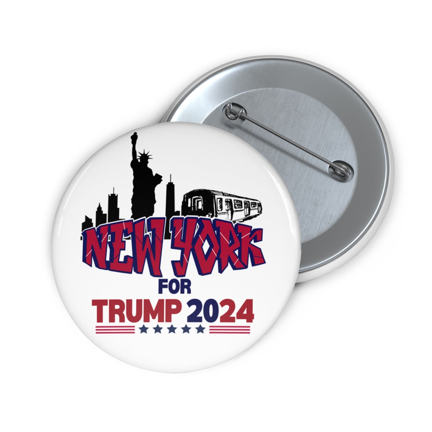 New York for Trump Pin Buttons