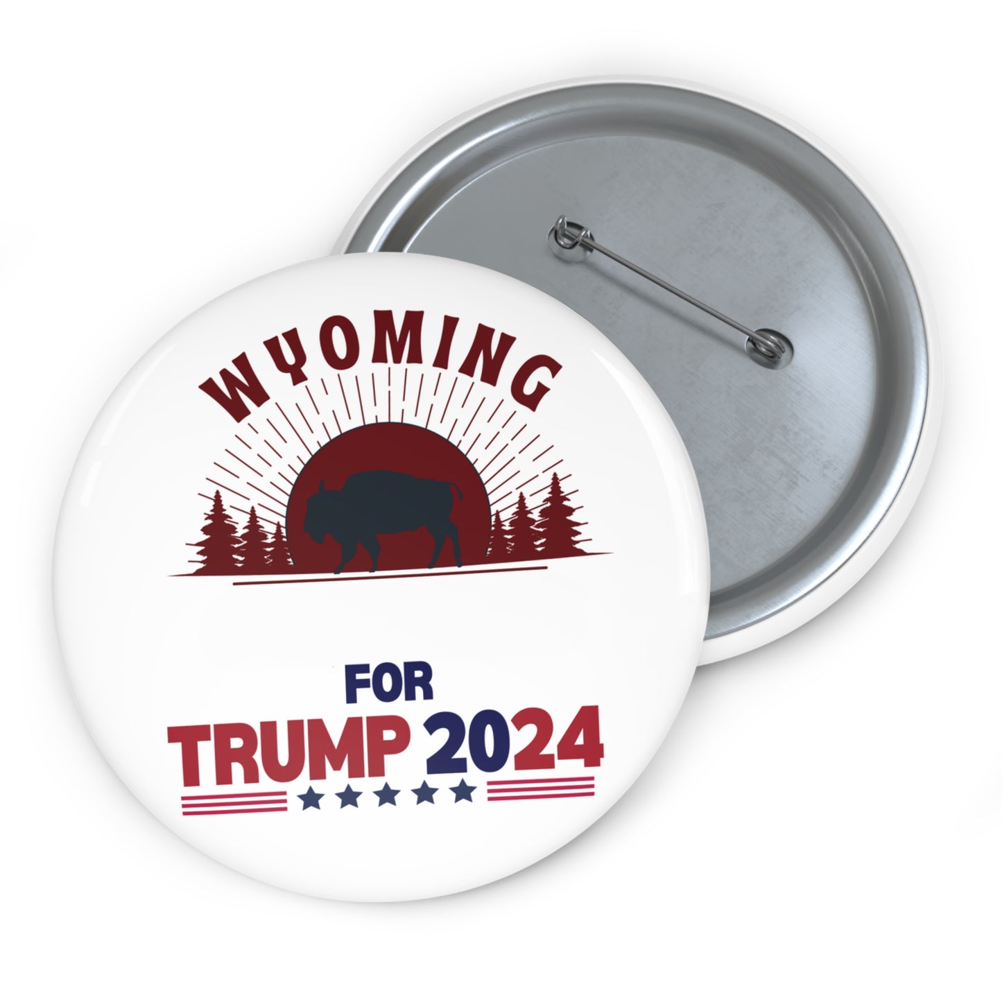 Wyoming for Trump Pin Buttons