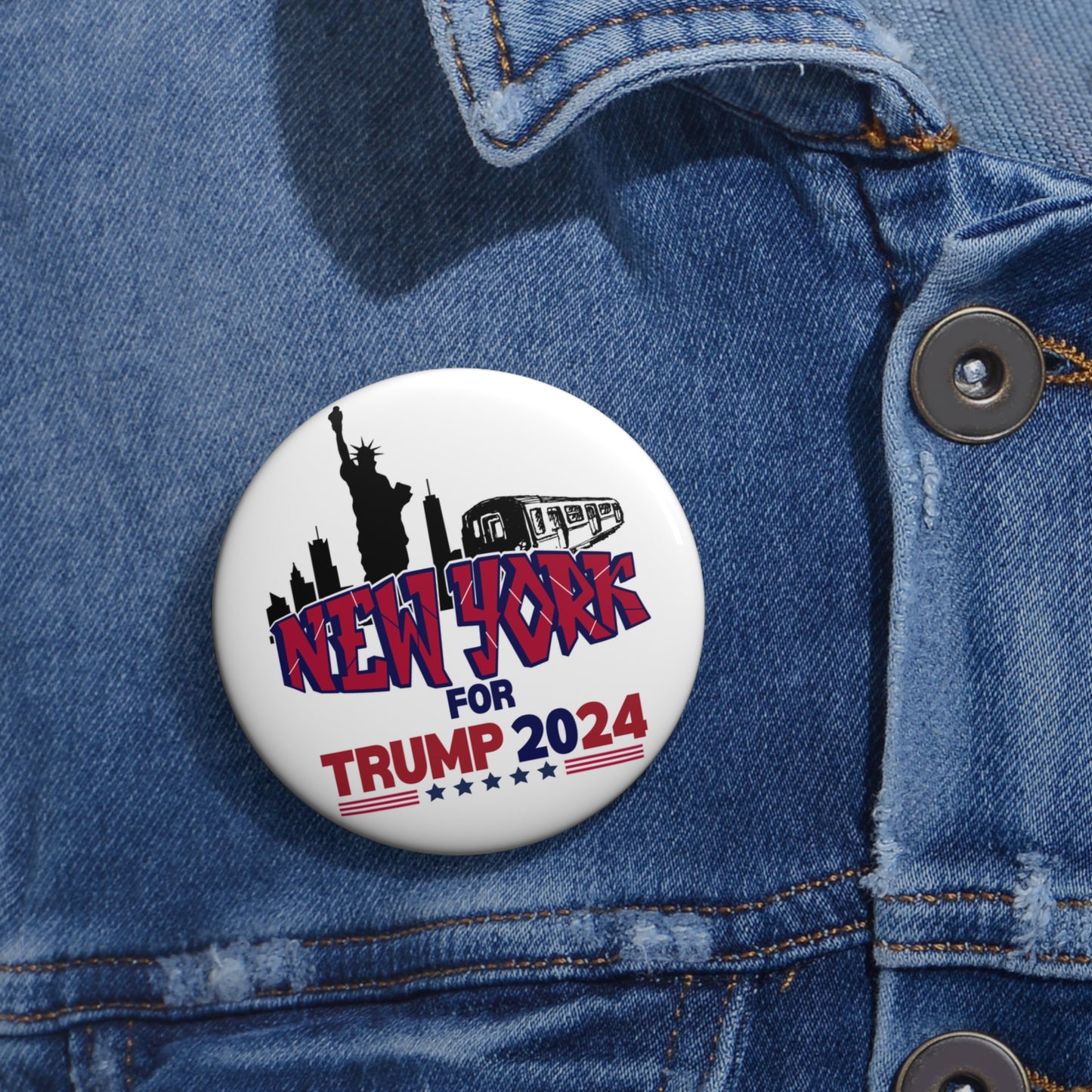 New York for Trump Pin Buttons